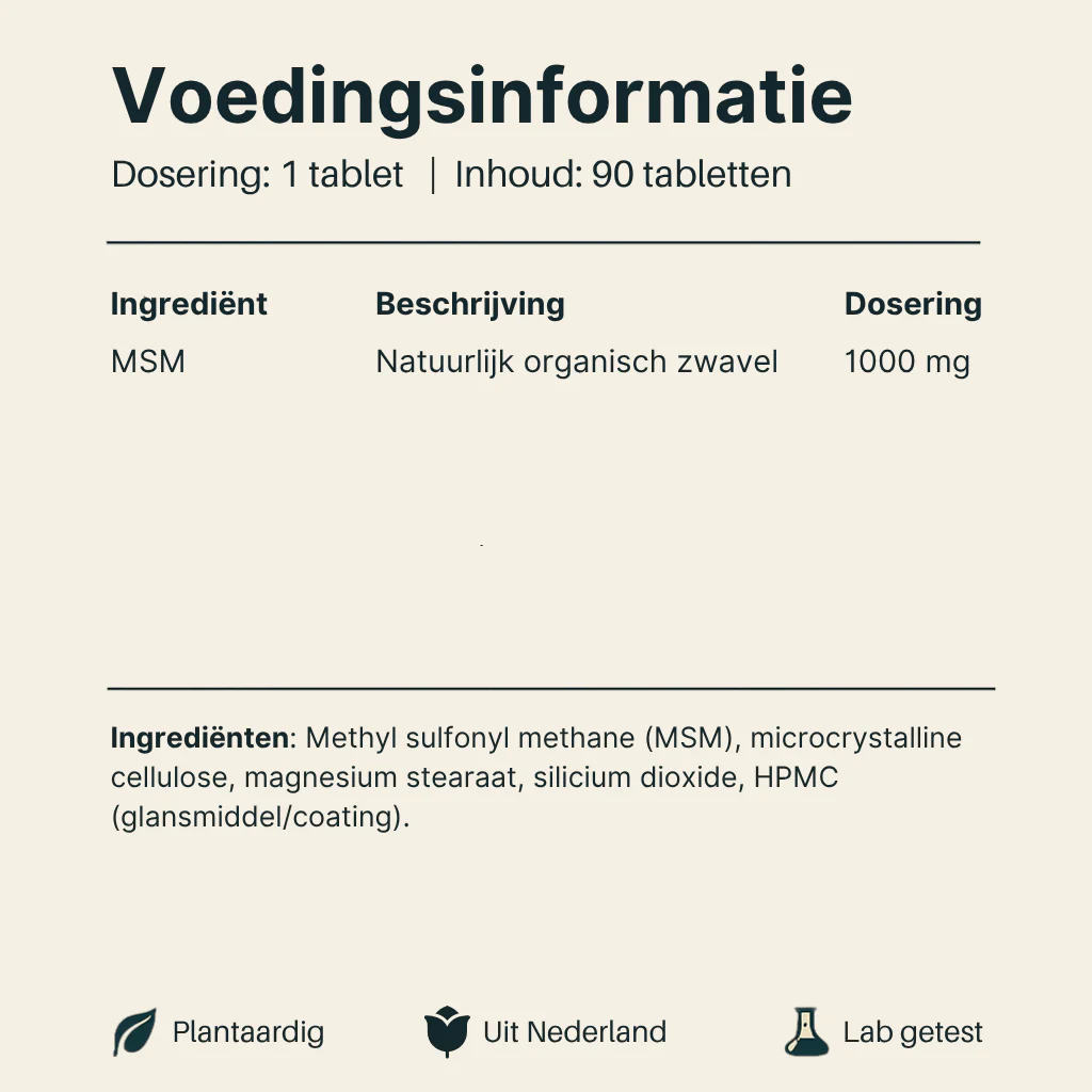 MSM - 1000 mg - Image 4