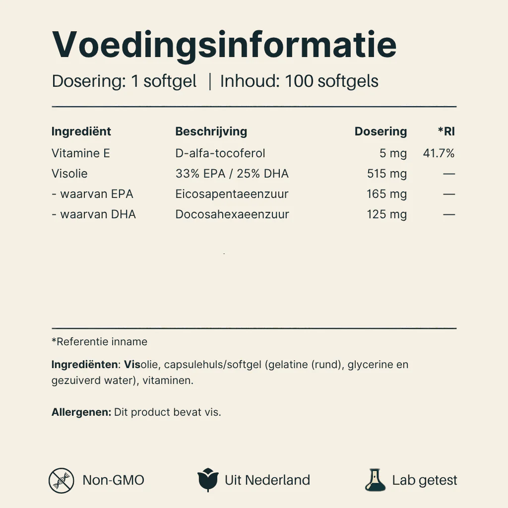 Omega 3 Visolie - 500 mg - Image 5