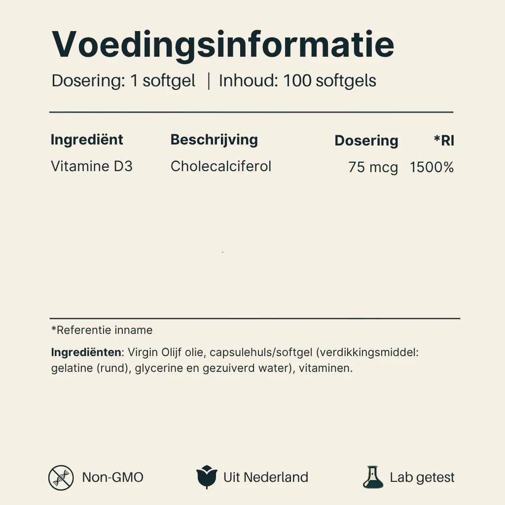 Vitamine D3 - 75 mcg - Image 6